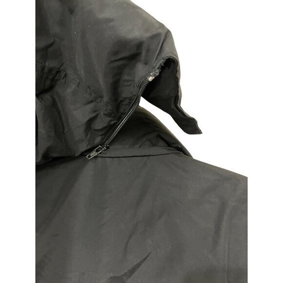 Eddie Bauer Women's Down filled‎ Black Parka Puffer Coat Jacket Size Small - Picture 11 of 15